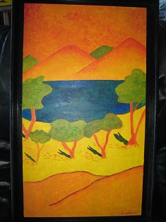 peinture de Josette Bude Laurent